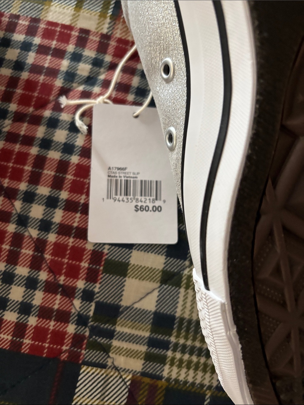 Converse All Star Low Top Sneakers - White and silver - Picture 4 of 10